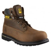 CAT Holton Safety Boot Brown